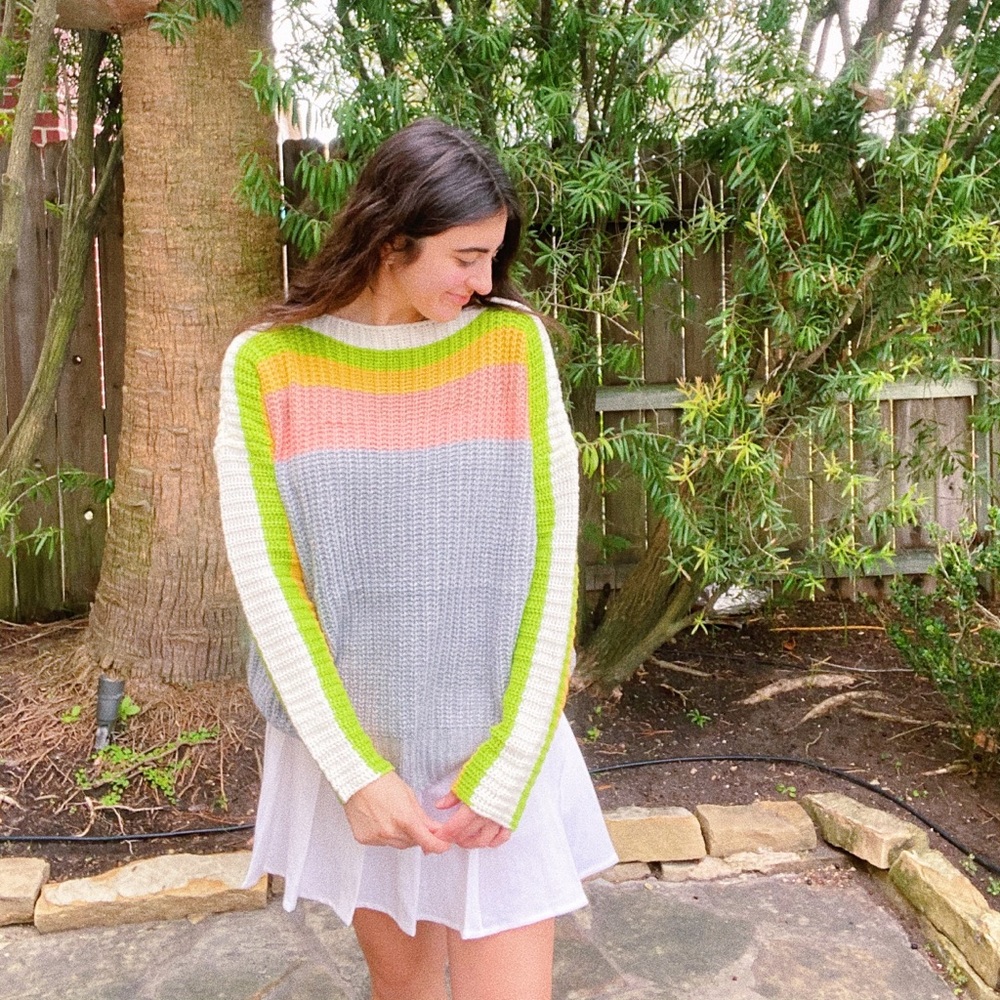 Rainbow sweater